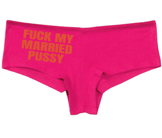Fuck My Married Pussy - Fuchsia Boy Short