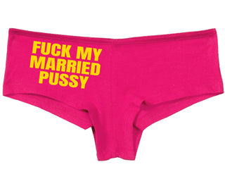 Fuck My Married Pussy - Fuchsia Boy Short