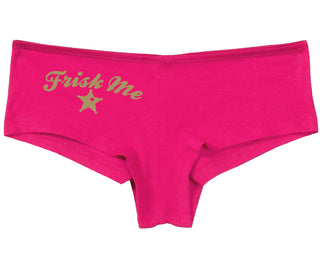 Frisk Me - Sherrif Badge - Fuchsia Boy Short