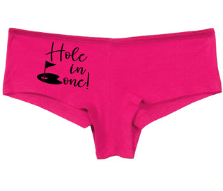Hole In One - Suggestive Golf - Fuchsia Boy Short