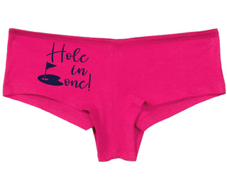 Hole In One - Suggestive Golf - Fuchsia Boy Short