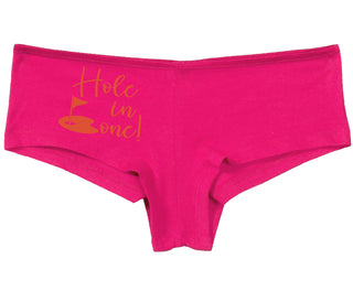 Hole In One - Suggestive Golf - Fuchsia Boy Short