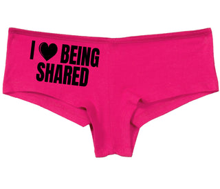 I Love Being Shared - Fuchsia Boy Short
