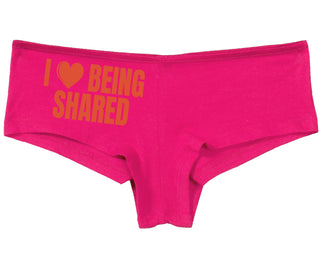 I Love Being Shared - Fuchsia Boy Short
