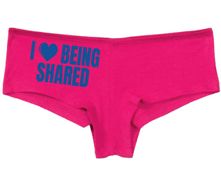 I Love Being Shared - Fuchsia Boy Short