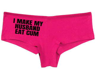 i Make My Husband Eat Cum - Fuchsia Boy Short
