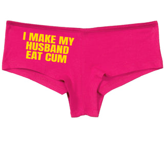 i Make My Husband Eat Cum - Fuchsia Boy Short