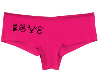 Love Fire Fighter - Fuchsia Boy Short