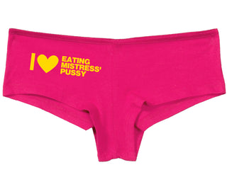 I Love Eating Mistress's Pussy - Fuchsia Boy Short