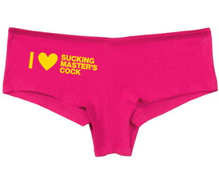 I Love Sucking Master's Cock - Fuchsia Boy Short