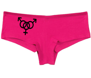 MMF Threesome - Fuchsia Boy Short