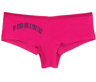 My Other Ride Is Your Face - Fuchsia Boy Short
