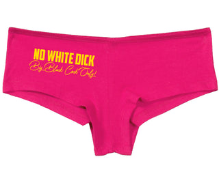 No White Dick - Big Black Cock Only - Fuchsia Boy Short