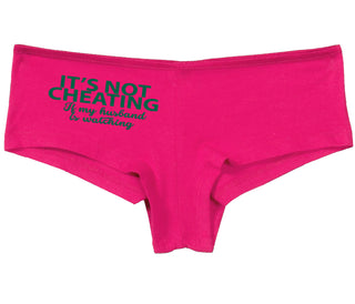 It’s Not Cheating If My Husband Watches - Fuchsia Boy Short