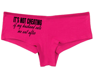 It's Not Cheating If My Husband Eats Me Out After - Fuchsia Boy Short