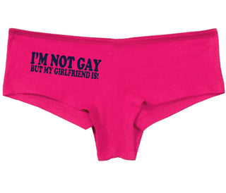 I'm Not Gay But My Girlfriend Is - Fuchsia Boy Short