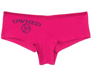 Owned With BDSM Symbol - Fuchsia Boy Short
