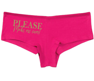 Please Make Me Cum - Fuchsia Boy Short