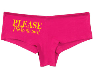 Please Make Me Cum - Fuchsia Boy Short
