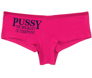 Pussy The Breakfast Of Champions - Fuchsia Boy Short