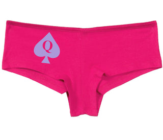 Queen Of Spades Logo - Fuchsia Boy Short