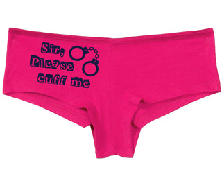 Sir Please Cuff Me - Fuchsia Boy Short