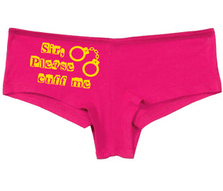 Sir Please Cuff Me - Fuchsia Boy Short