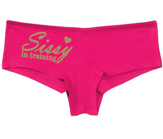 Sissy In Training - Fuchsia Boy Short