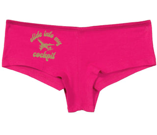Slide Into My Cockpit - Fuchsia Boy Short