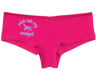 Slide Into My Cockpit - Fuchsia Boy Short