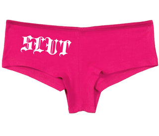 Slut - Goth Look - Fuchsia Boy Short