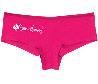 Snow Bunny - Queen of Spades - Fuchsia Boy Short