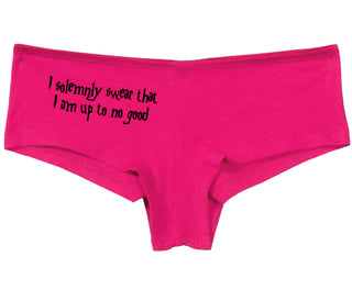 I Solemnly Swear I Am Up To No Good - Fuchsia Boy Short