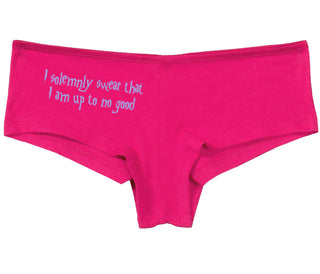 I Solemnly Swear I Am Up To No Good - Fuchsia Boy Short
