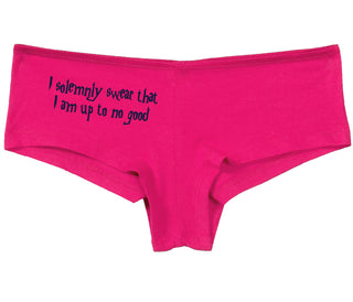 I Solemnly Swear I Am Up To No Good - Fuchsia Boy Short