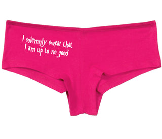 I Solemnly Swear I Am Up To No Good - Fuchsia Boy Short