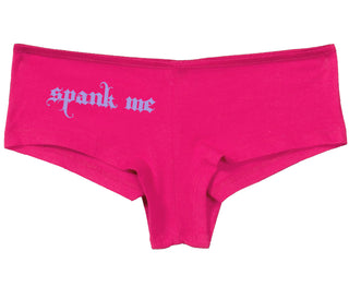 Spank Me - Goth Font - Fuchsia Boy Short