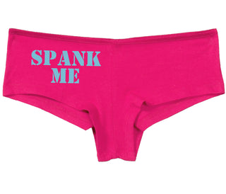 Spank Me. Stencil Design - Fuchsia Boy Short