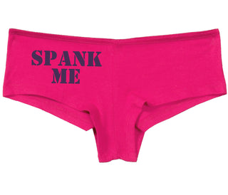 Spank Me. Stencil Design - Fuchsia Boy Short
