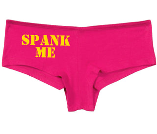 Spank Me. Stencil Design - Fuchsia Boy Short