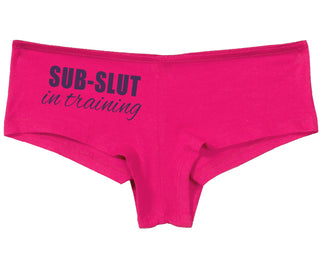 Sub Slut In Training - Fuchsia Boy Short