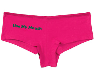 Use My Mouth - Fuchsia Boy Short