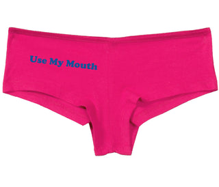 Use My Mouth - Fuchsia Boy Short