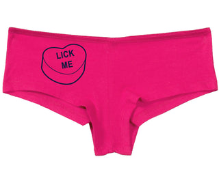 Valentines Day Candy - Lick Me - Fuchsia Boy Short