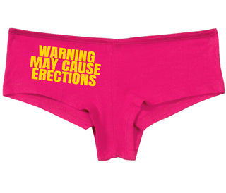 Warning May Cause Erections - Fuchsia Boy Short