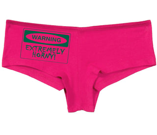 Warning Extremely Horny - Fuchsia Boy Short