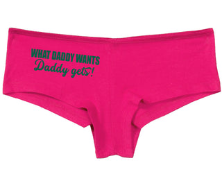What Daddy Wants Daddy Gets - Fuchsia Boy Short