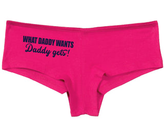 What Daddy Wants Daddy Gets - Fuchsia Boy Short