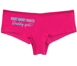 What Daddy Wants Daddy Gets - Fuchsia Boy Short