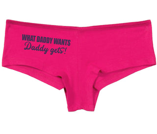 What Daddy Wants Daddy Gets - Fuchsia Boy Short